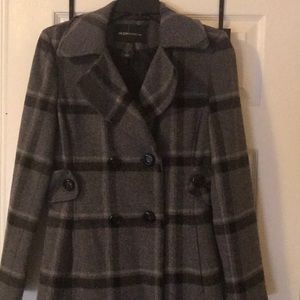 Wool mid thigh winter coat